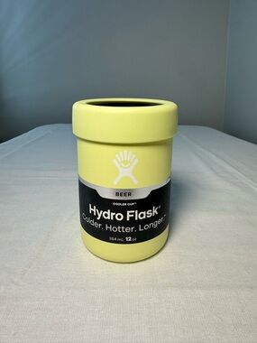Hydro Flask Beer Cooler Cup in Lemon Yellow